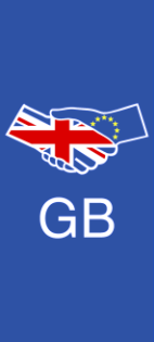 GB handshake badge