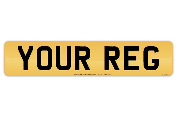legal number plate