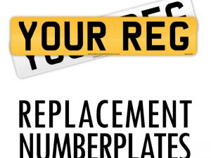 replacement number plates