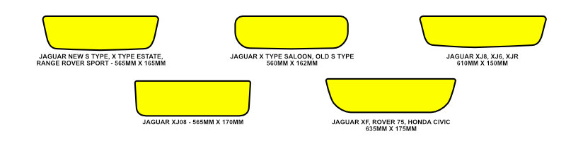 Jaguar Shaped Number Plates