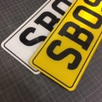 Ashford Kent Standard Plates Black Border