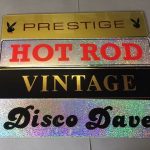 Novelty Plate Selection