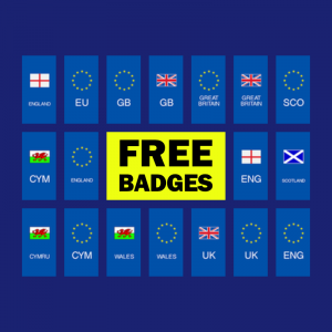 Free badges on our road legal numberplates – Limited time offer