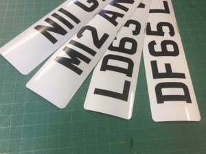 Vinyl Printed and Laminated Number Plates