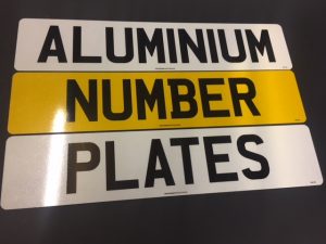 Aluminium Number Plates
