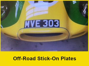 Off-Road Stick-On Plates