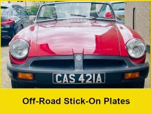 Off-Road Stick-On Plates