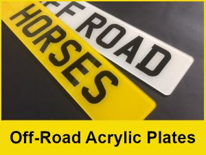 Off-Road Acrylic Plates