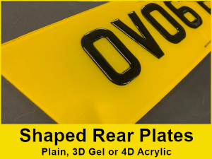 Shaped Rear Plates